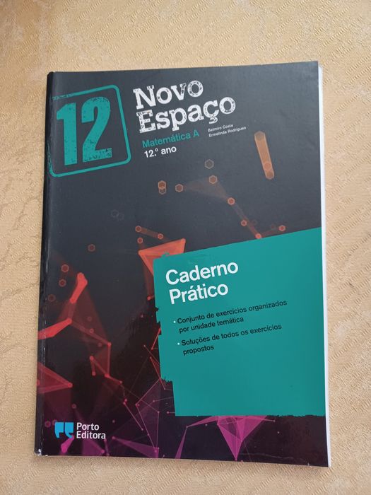 Caderno - Novo Espaço - Matemática A - 12.º Ano