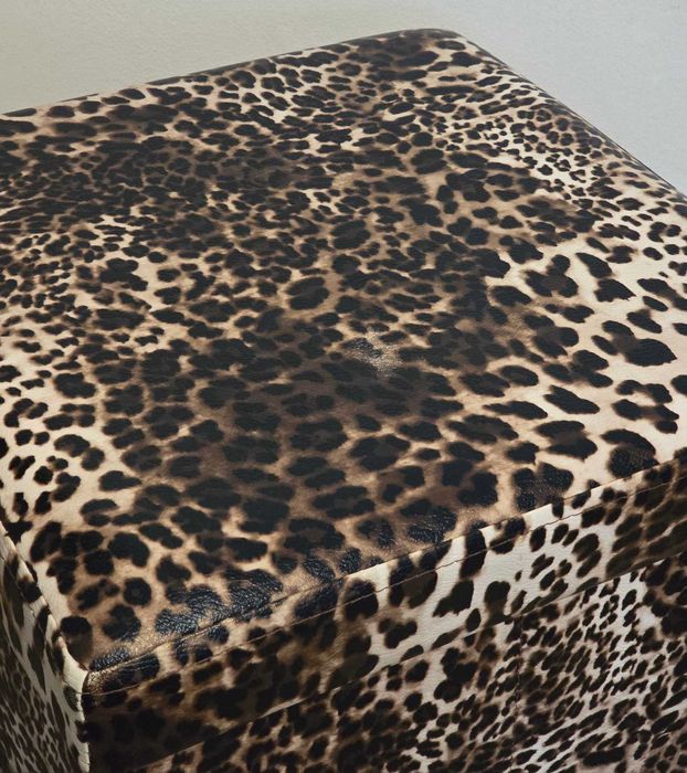 Caixas de arrumação almofadadas pele padrão