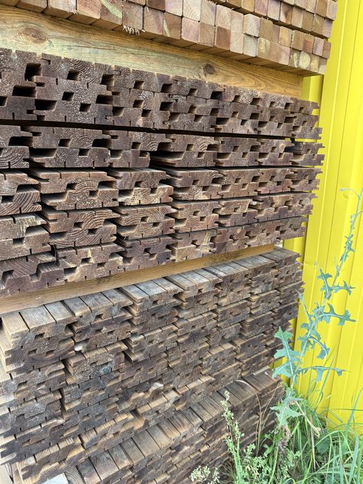 Deska elewacyjna,boazeria, lamele impregnowane cisnieniowo, strugane