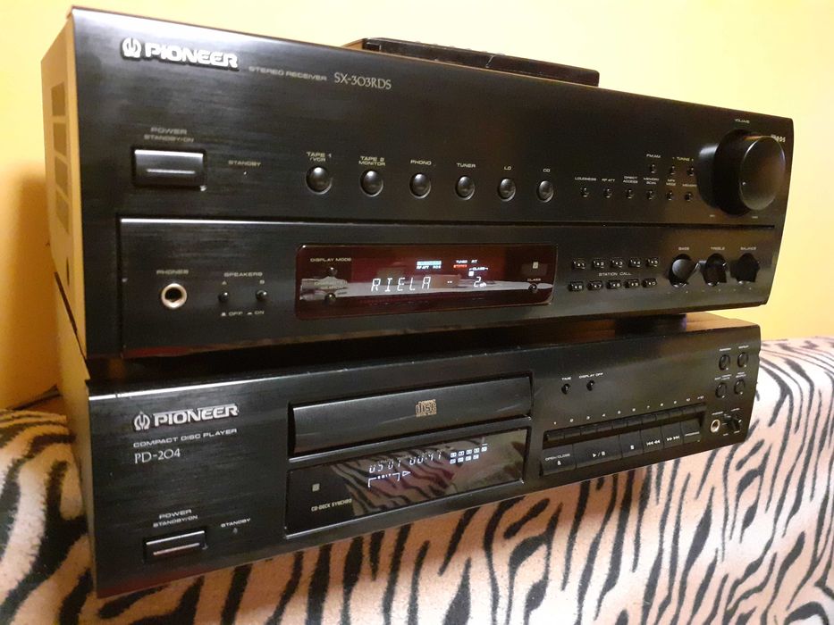 Pioneer zestaw Hi-Fi Amplituner SX-303RDS+odtwarzacz CD Pioneer PD-204
