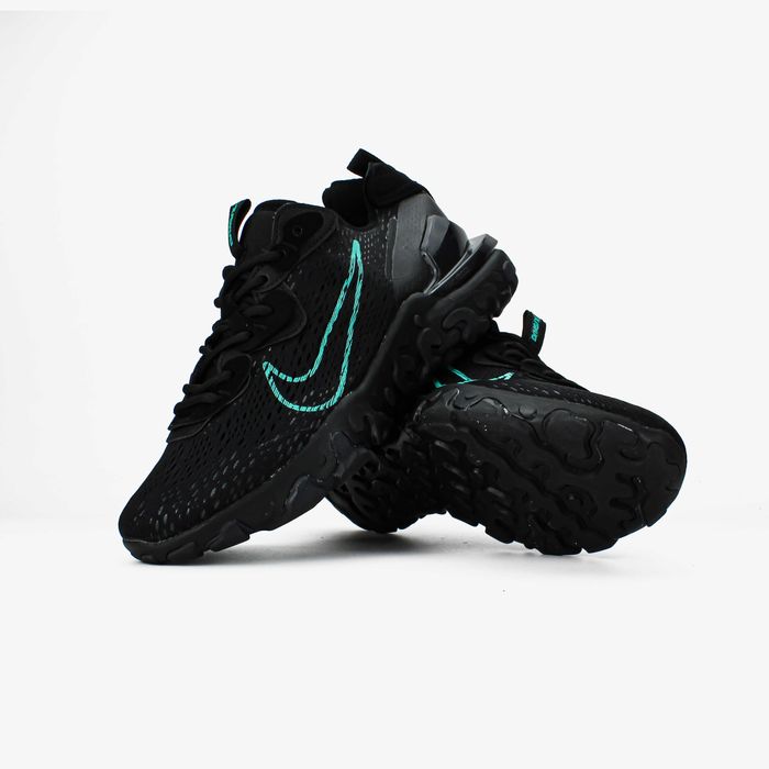 Чоловічі кросівки Nike React Vision "Black/Blue" Розміри 40-45