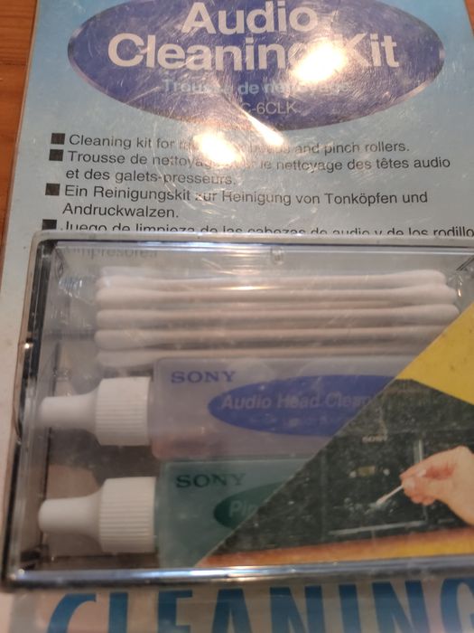 Limpeza cabeça de gravação.