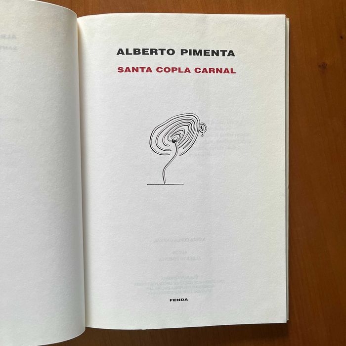 Alberto Pimenta - Santa Copla Carnal (1.ª edição, 1993)