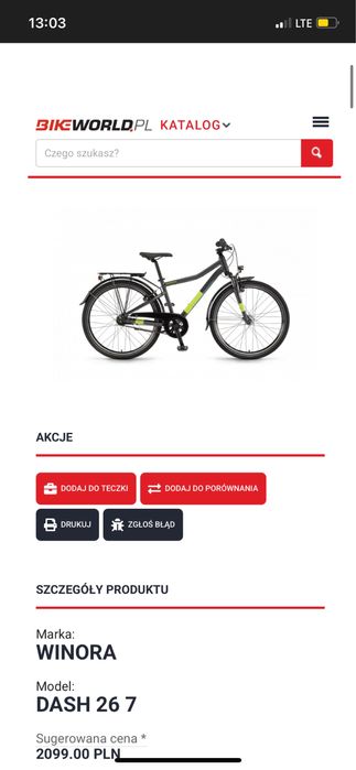 Rower winora Mtb Germany 26’ promocja !
