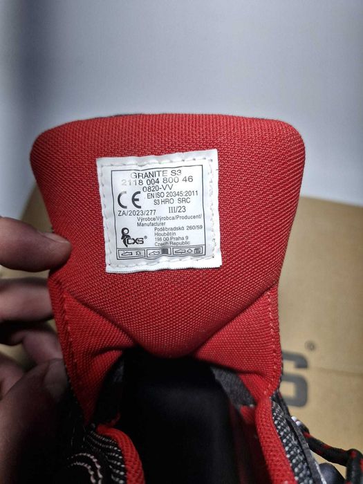Nowe buty robocze CXS GRANITE S3 HRO SRC r. 46 – ochronne, stalowy podnosek