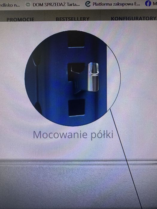 Półki do regałów metalowych, połki Promag
