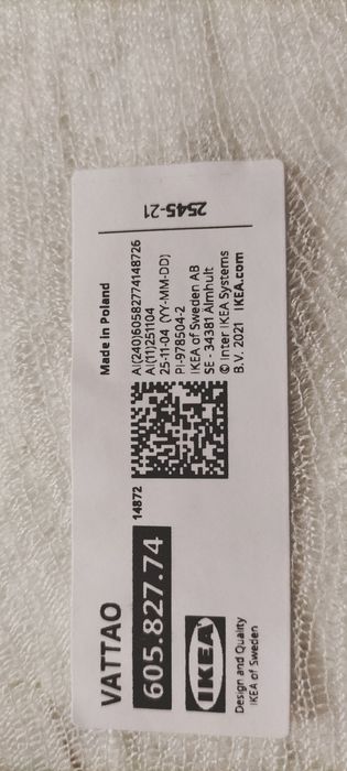 Матрац із пружинами кишенькової дії, жорсткий/білий, 90x200 см

ВАТТАО