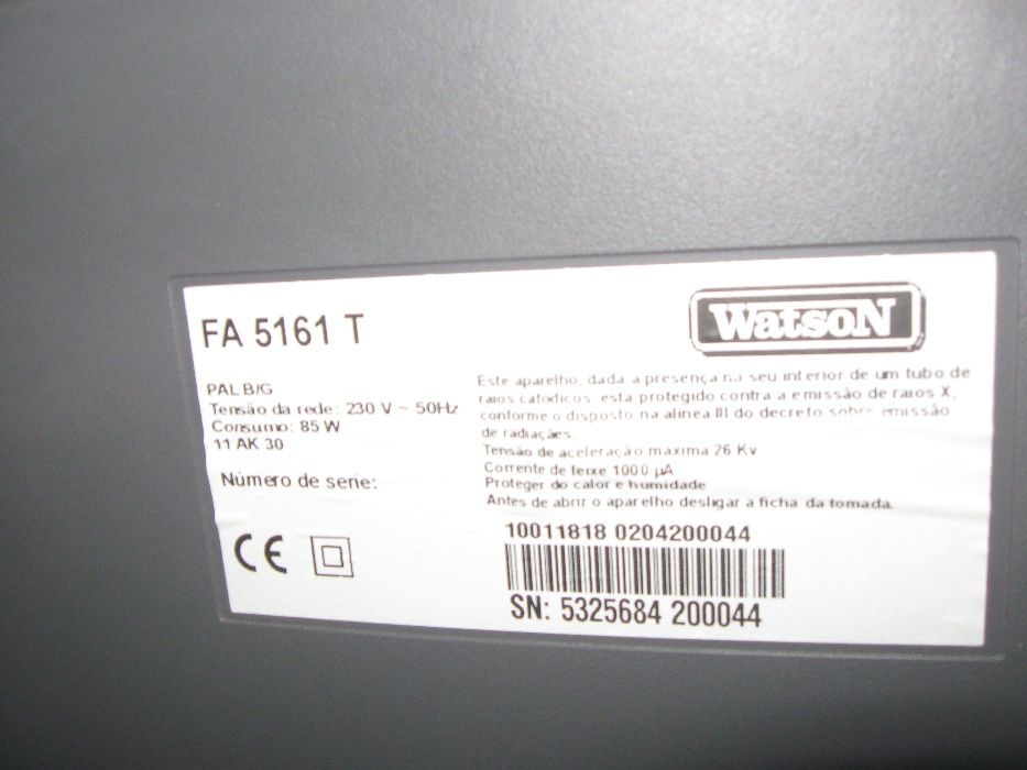 Televisão marca Watson inclui TDT e comando