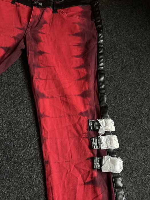 Spodnie Rock Rebel czerwone