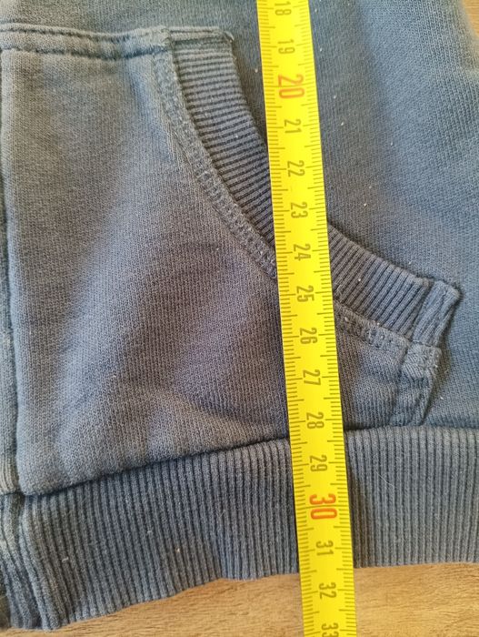F&F granatowa bluza z kapturem 80 86