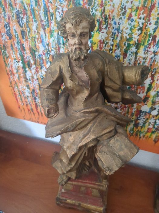 Estatueta/escultura antiga século XVIII