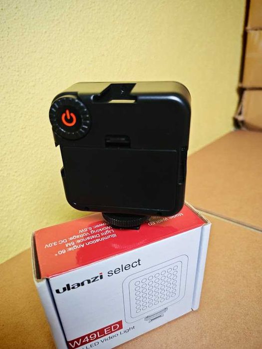 Mini Painel de Luz LED Ulanzi W49LED para Câmara/Telemóvel (NOVO)