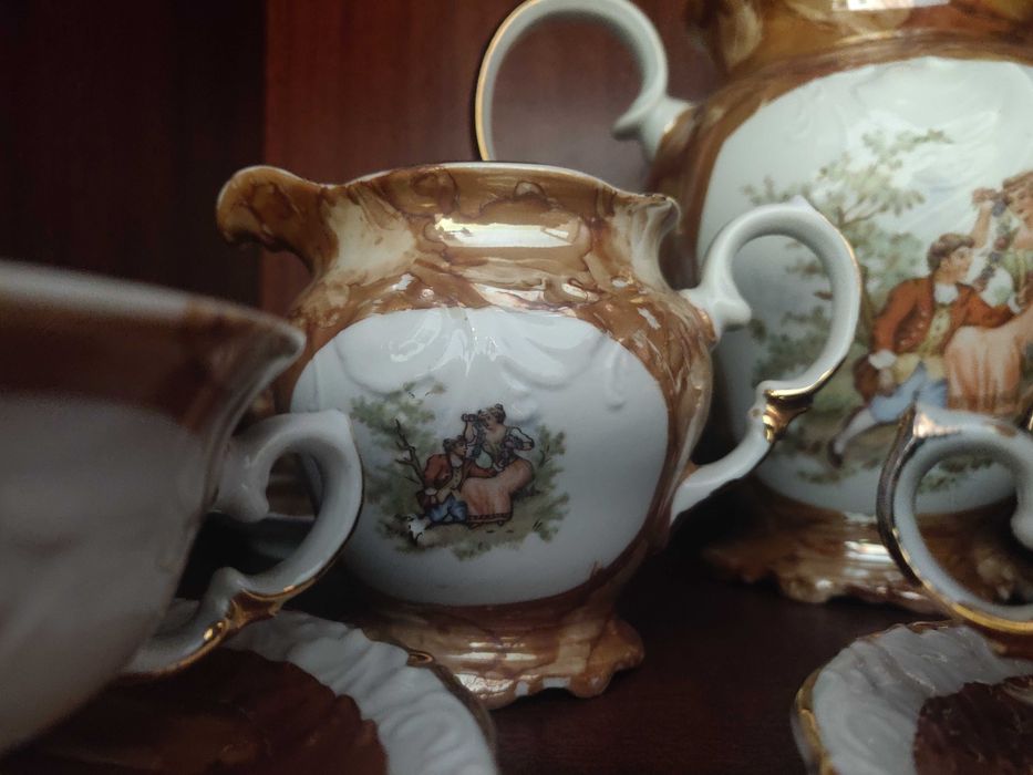 Porcelana Serwis kawowy herbaciany Wałbrzych