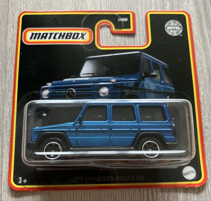 Matchbox mercedes benz G500 niebieski
