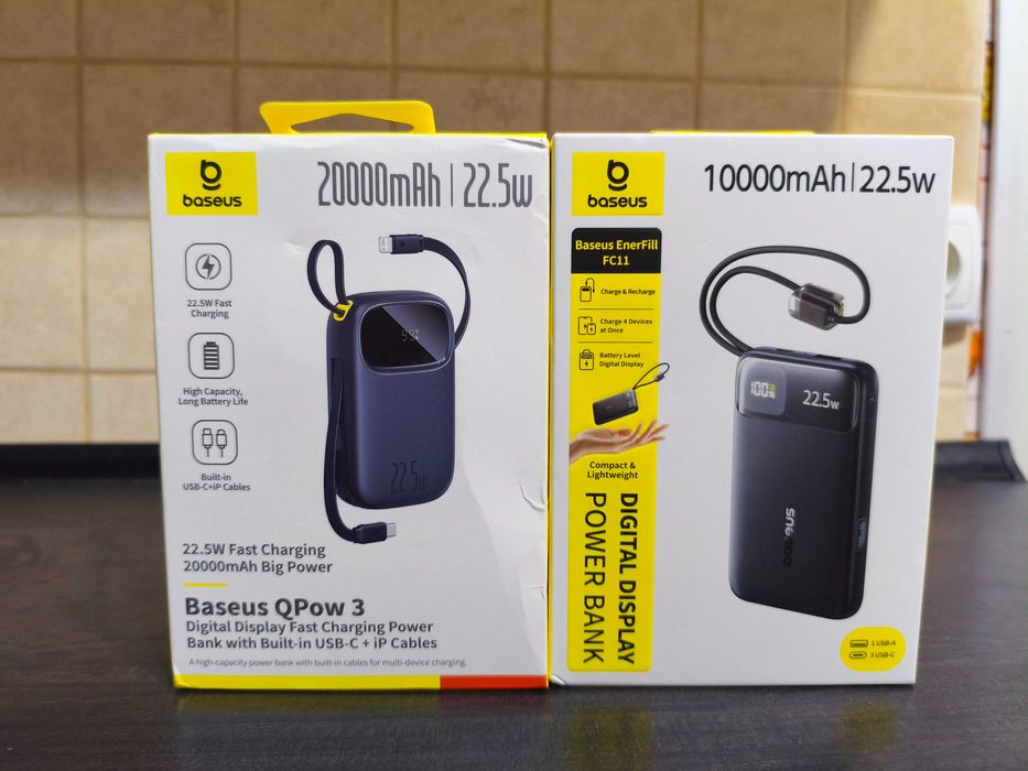 Power Bank Baseus QPow 3 Black 22,5W 20000mah Baseus 10000mAh 22,5W