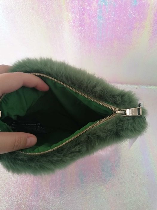 Mala/pochete/clutch de pêlo Zara NOVA, COM ETIQUETA