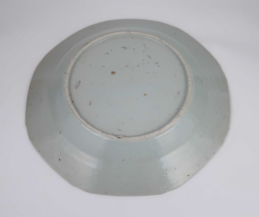 Prato Cantão porcelana da China Séc. XVIII