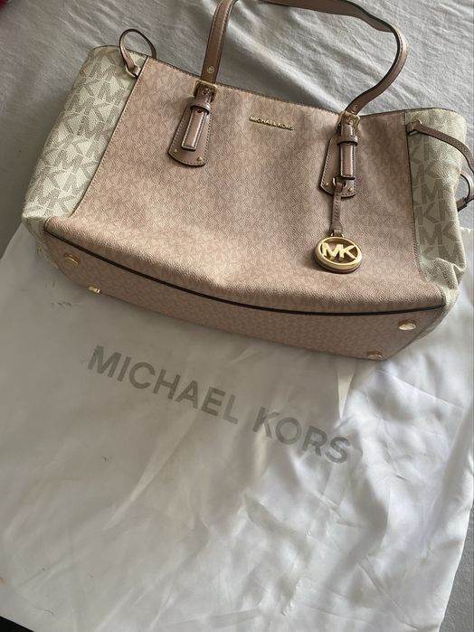 Mala Michael Kors Charlotte Large Tote Original – Rosa/Blush