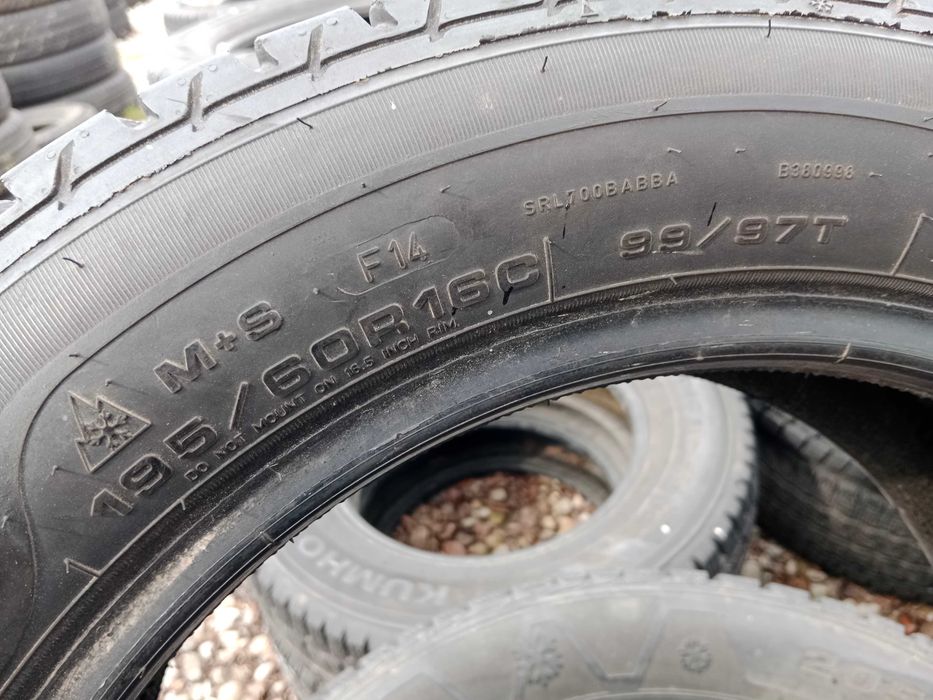 Opona używana 195/60R16C Sava Eskimo LT 1szt.