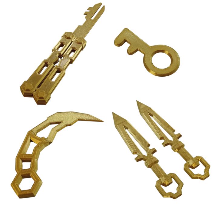 Zestaw Keyrambit, Keylisong, Keynais Klucz Rivals Roblox Pruszków • OLX.pl