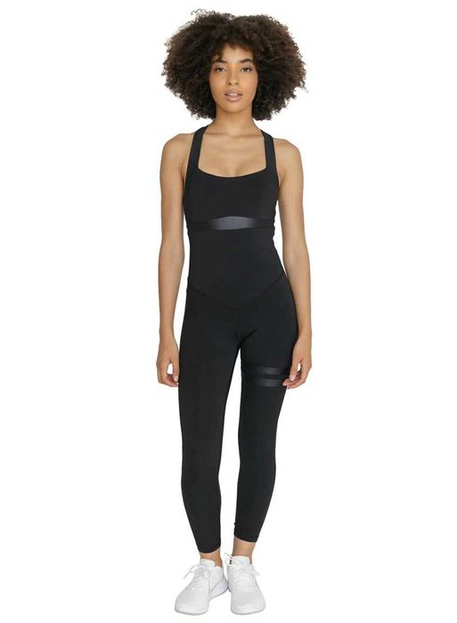 Jumpsuit / Macação Fitness Yoga Preto Marca Topissima
