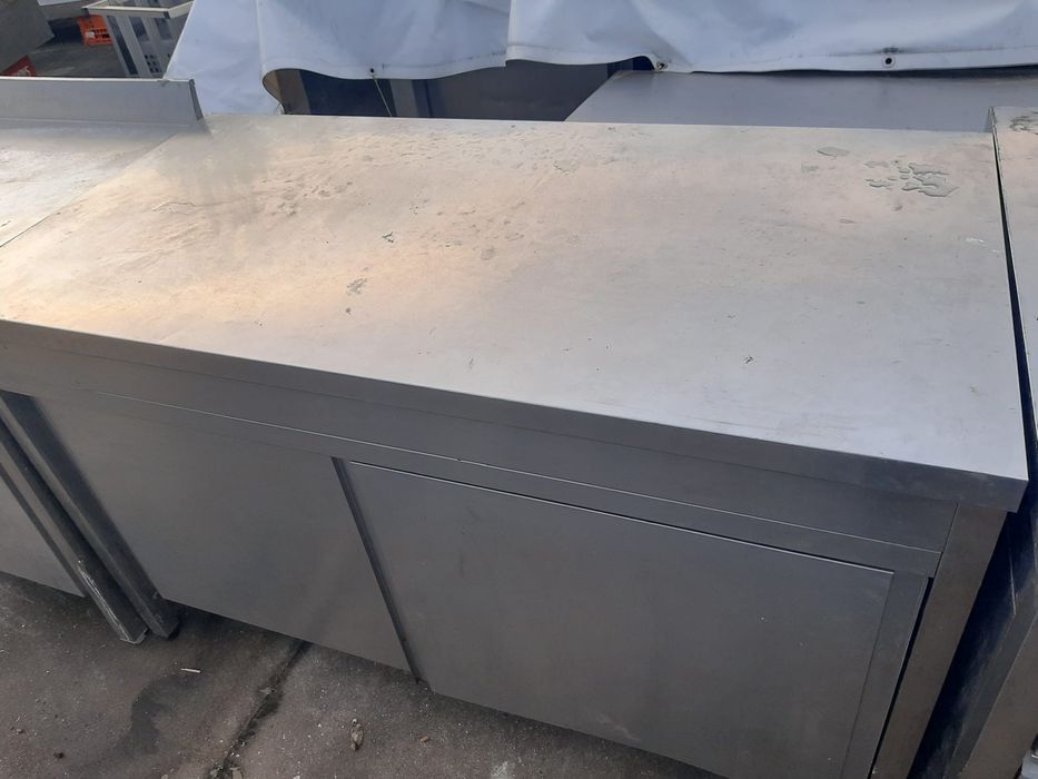 Bancada de inox fechada