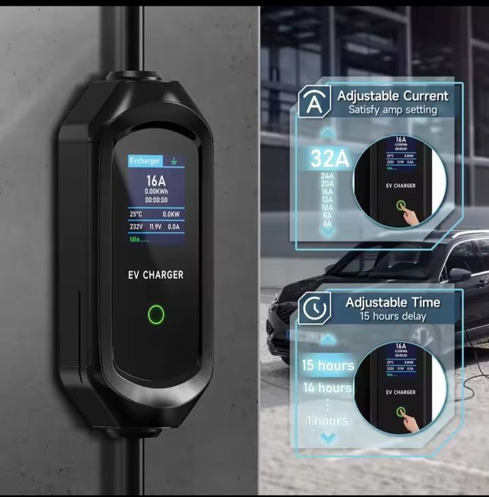 НАЙНИЖЧА ЦІНА ‼️Зарядка type 1 type 2 GBT Tesla 32A 7.2kw кВт EV Charg