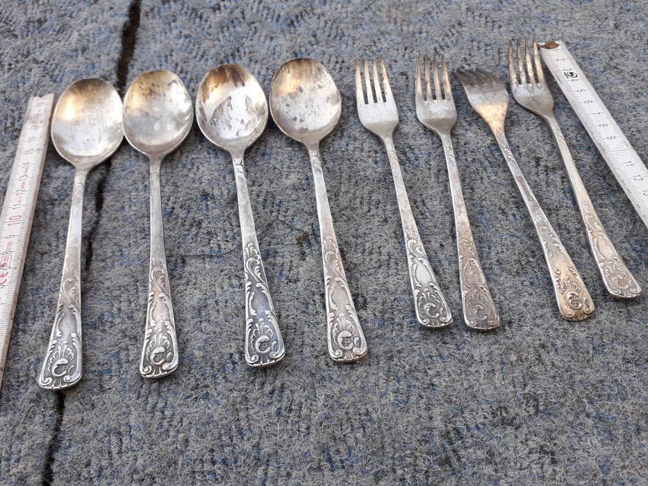 Sztućce posrebrzane