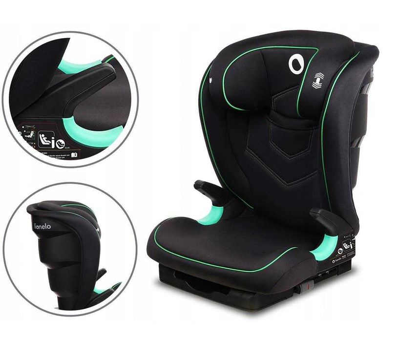 FOTELIK SAMOCHODOWY LIONELO NEAL I-Size 100-150 Cm Isofix, Pochylany