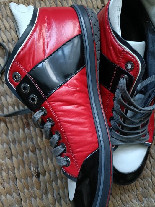Buty skórzane Moschino