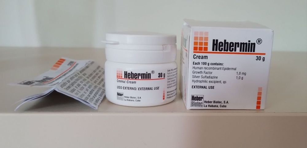 Ебермін Hebermin, Эбермин при трофічних виразках