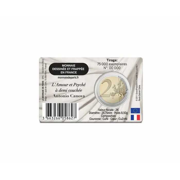 Moneta okolicznościowa 2 euro Francja 2025 Luwr