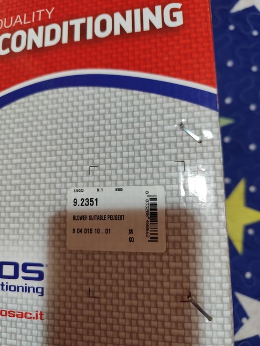 Ventilador abitaculo 308 /2014