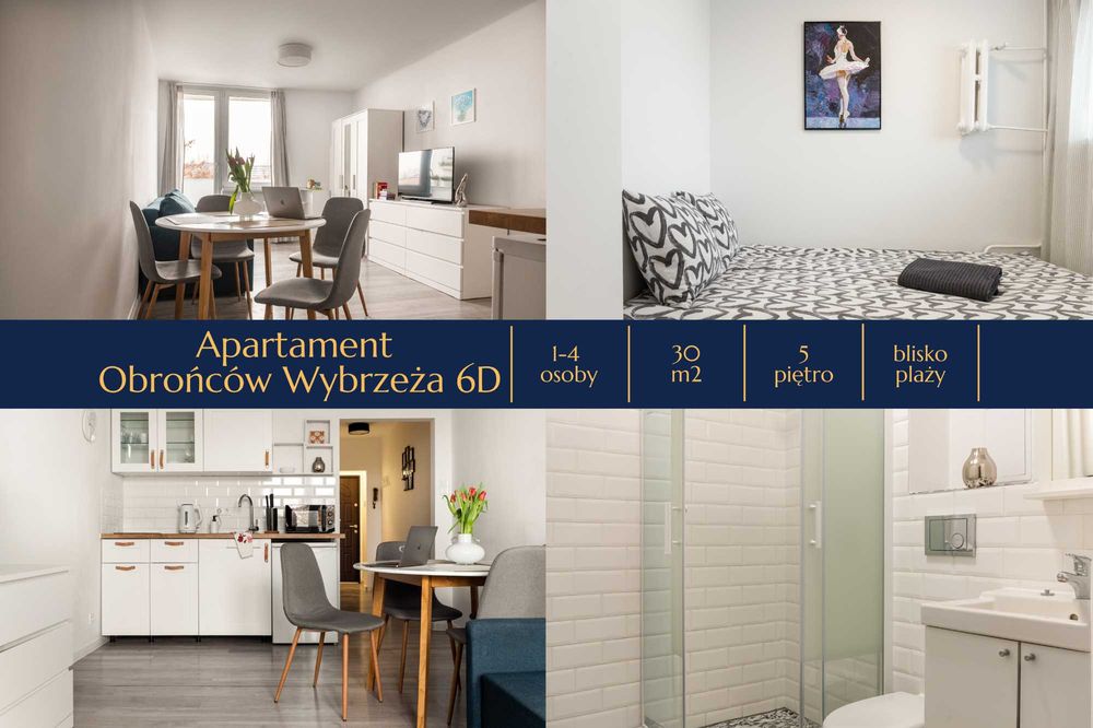 Nowoczesne Apartamenty - Blisko morza - nawet do 4 osób