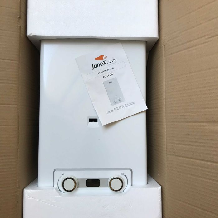 Esquentador Junex, pouco usado, em óptimo estado e para gás natural