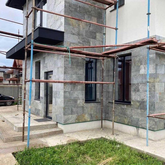 Камінь натуральний природний сланець облицювальна плитка ANTIC  GREEN