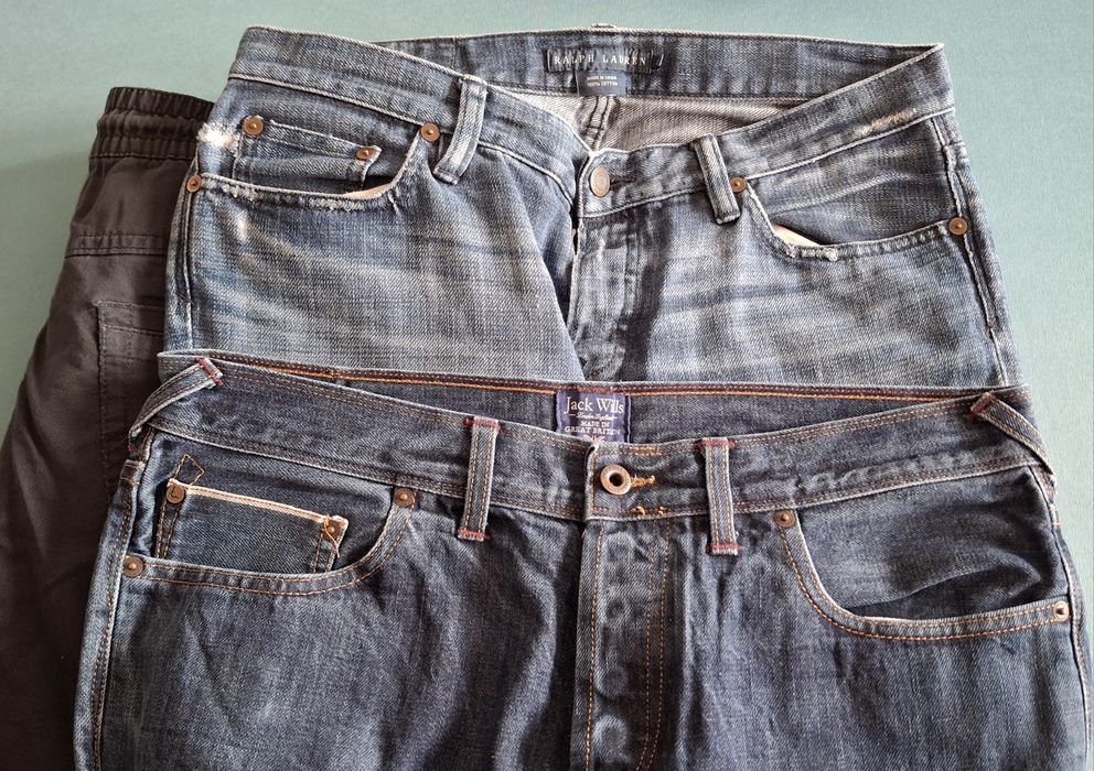 Ralph Lauren, Jack Willis,  spodnie jeans męskie dwie pary plus gratis