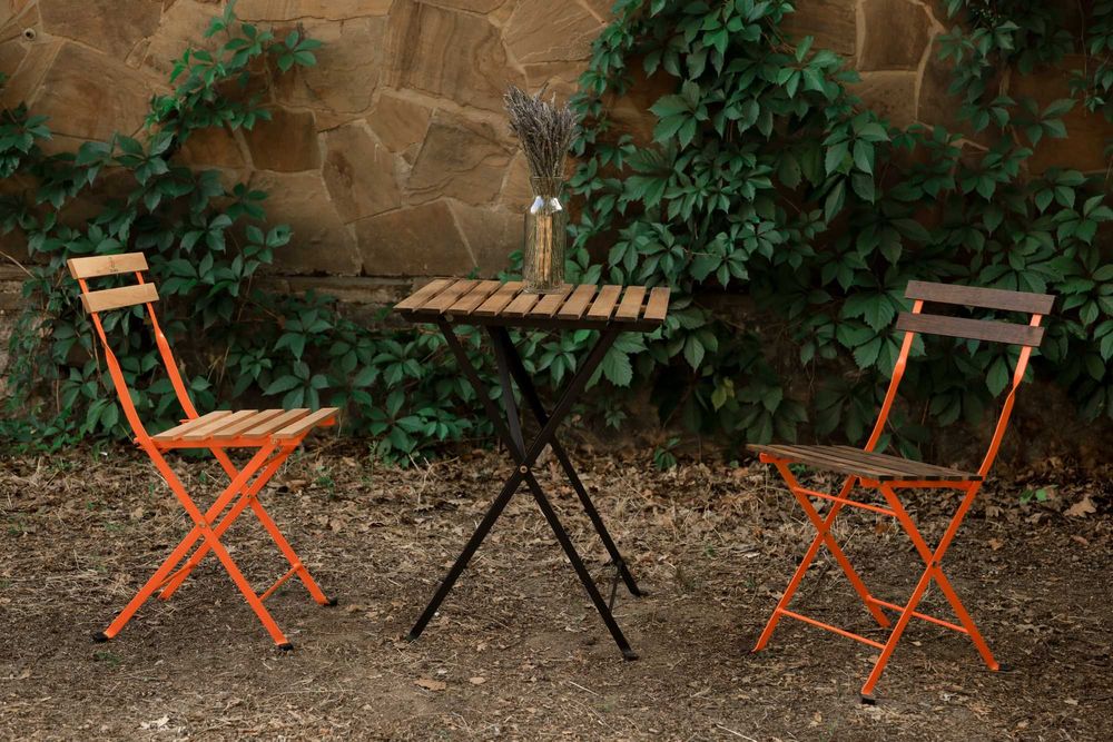 НОВИЙ Розкладний набір садових меблів, комплект меблів для тераси