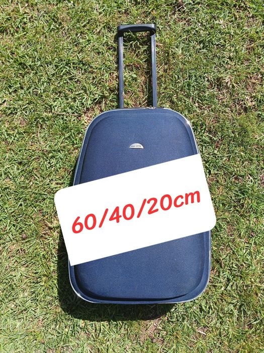 Mala de viagem trolley para cabine, medidas em foto