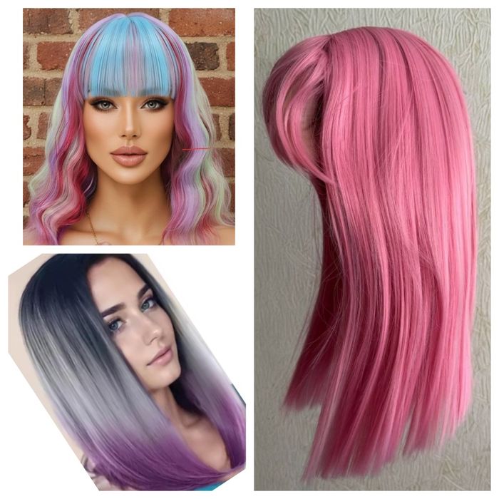 Парики с чёлкой и пробором и без по 280грн