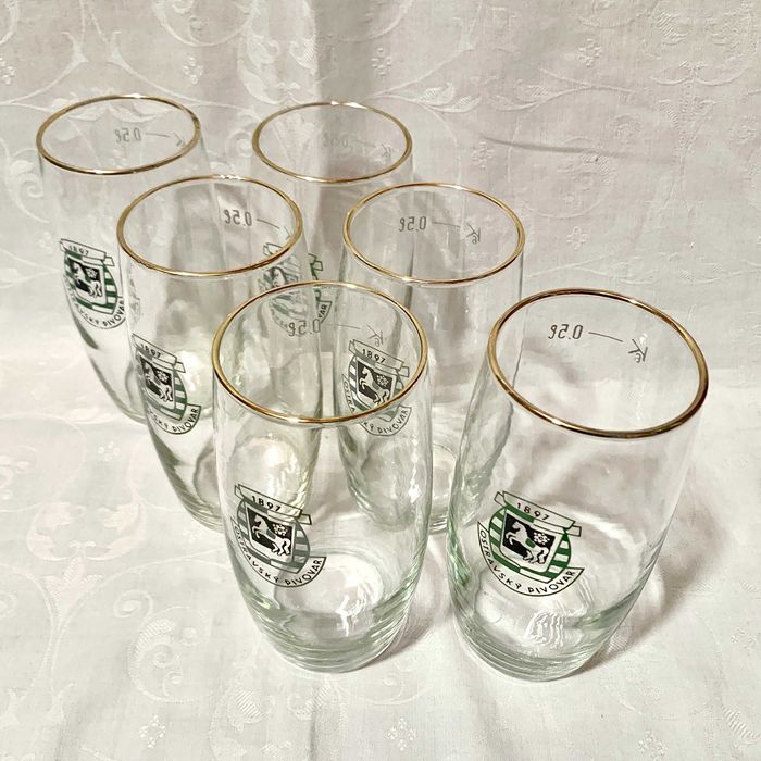 komplet  niemieckich szklanic do piw