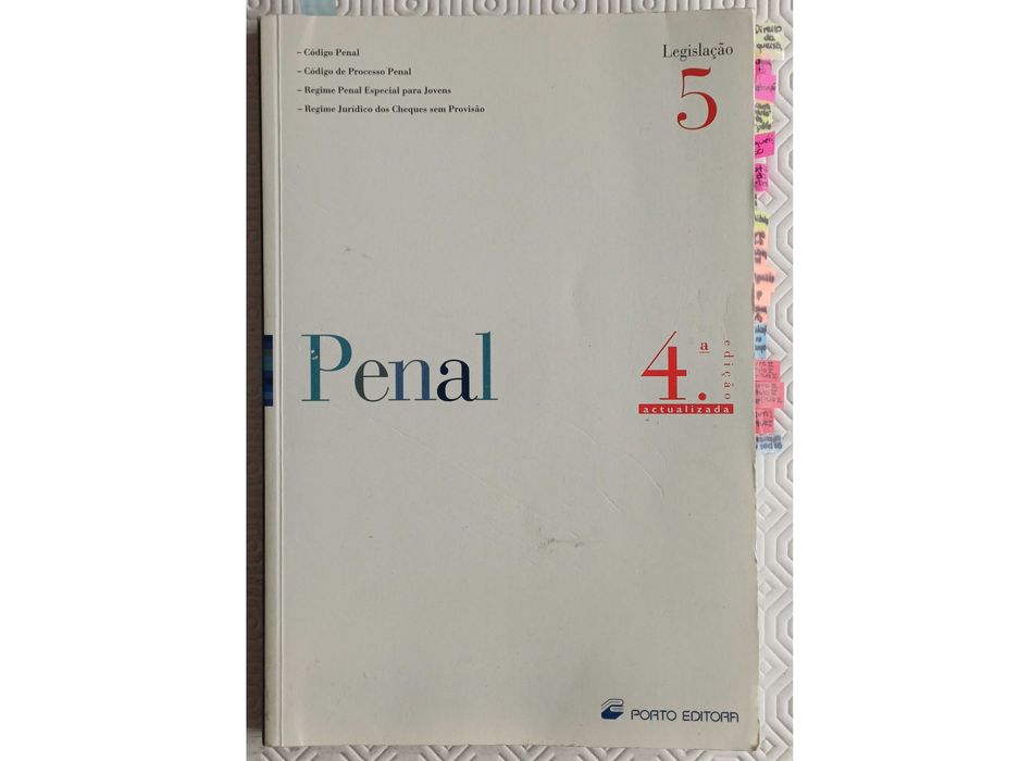 Penal, 2002  - Código Processo Penal Regime Penal Especial para Jovens