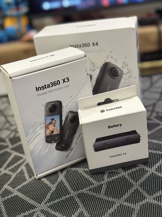 Insta 360 x3 e x 4