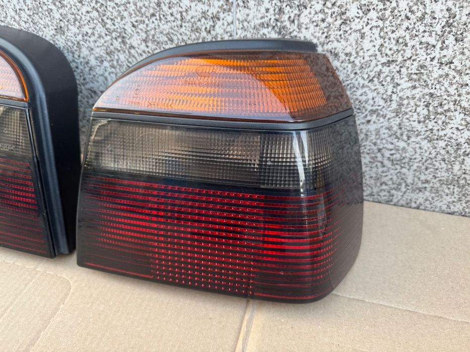 Farolins traseiros Hella Escuros Golf 3 GTI VR6 GT Excelente estado