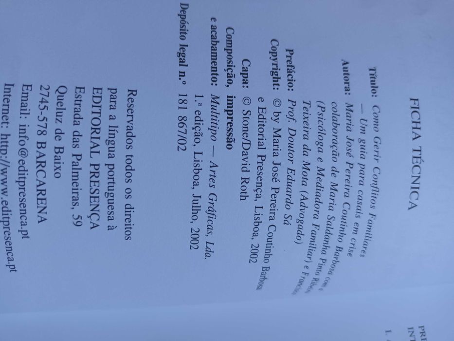 "Como Gerir Conflitos Familiares" por Maria José Coutinho Barbosa