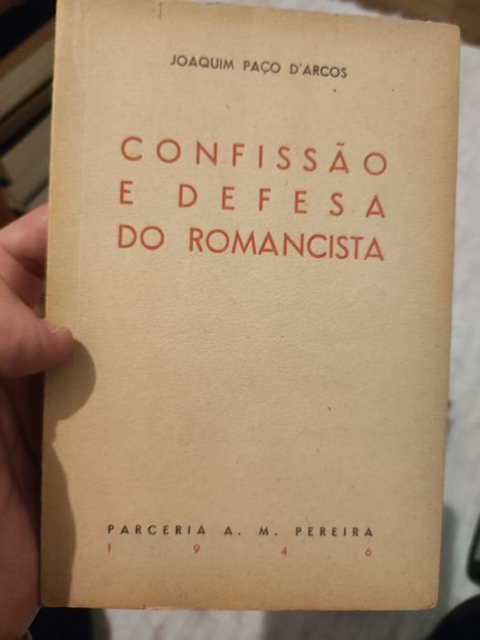 Confissões e Defesa do Romancista - Joaquim Paço D'Arcos