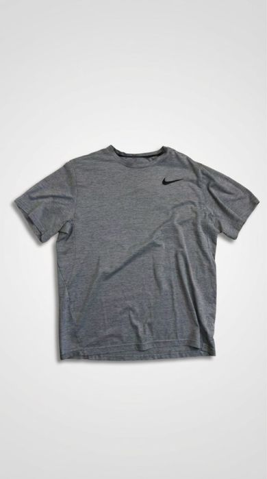 Футболка Nike running | Сіра футболка Найк свуш