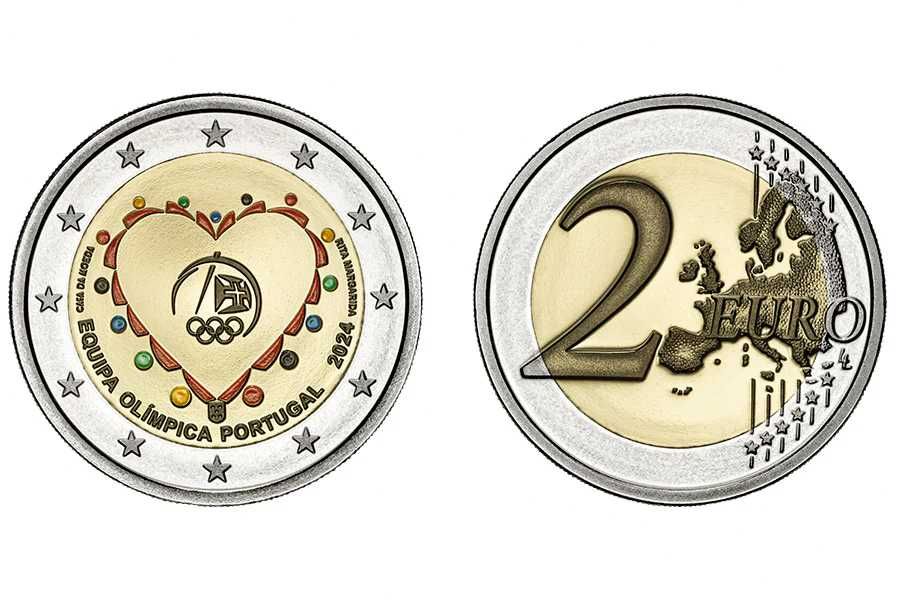 Moeda Equipa Olímpica Portugal 2024 (Proof)
