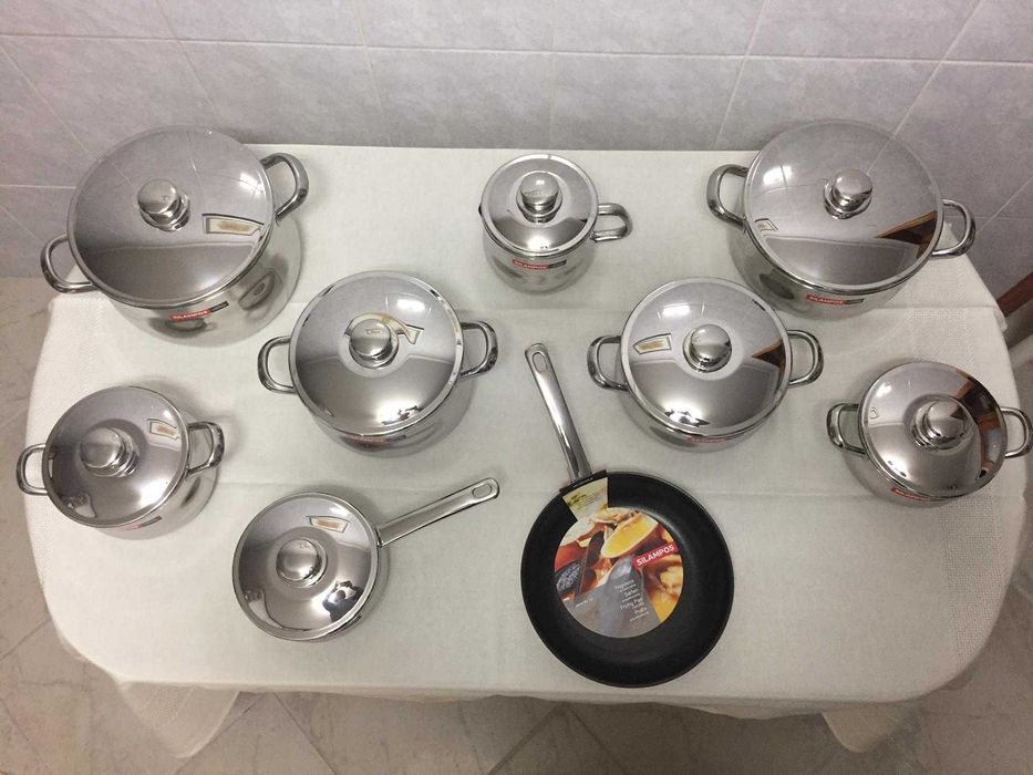 SILAMPOS - INDUÇÃO - Trem 9 pçs - Modelo Focus -NOVO