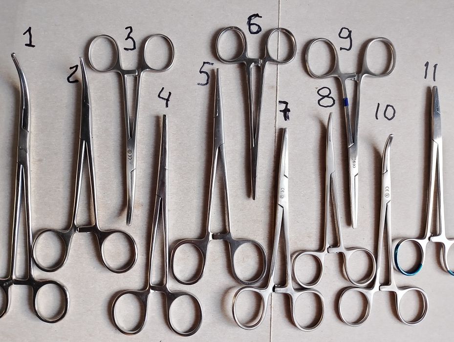 Медицинский инструмент пинцет зажим ножницы иглодержатель скальпель